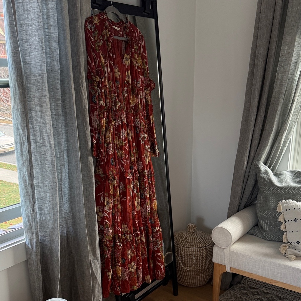 Floral Multi Color Maxi Dress